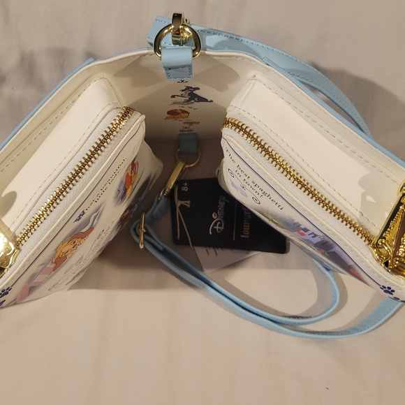 NWT Disney Loungefly Lady Tramp book purse wallet - Picture 13 of 14